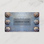 Model Old Rusty Metal Business Card at Zazzle
