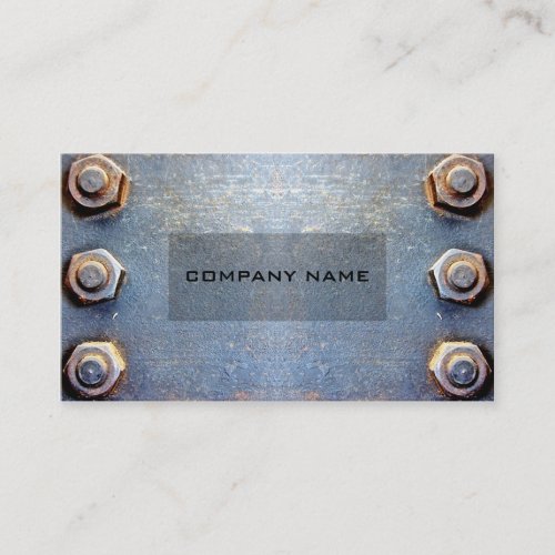 Model Old rusty metal Business Card