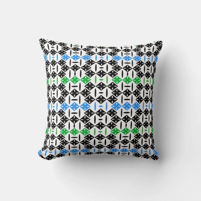Model Oltenesc Throw Pillow (Front)