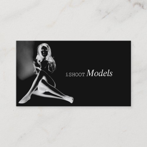 Model Photographer Photography Camera Modeling Business Card