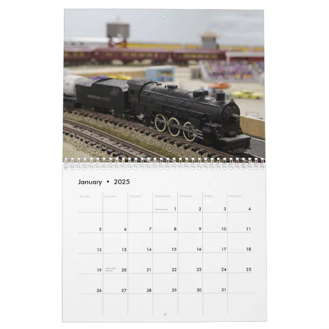 Model Railroad Calendar Zazzle