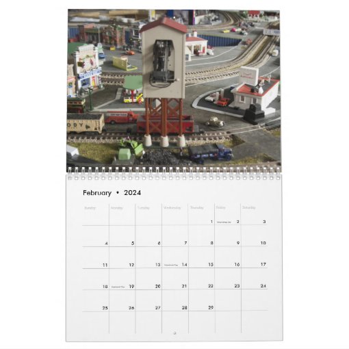 Model Railroad Calendar Zazzle