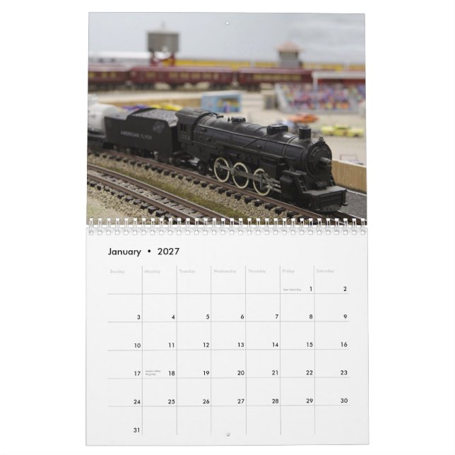 Model Railroad Calendar