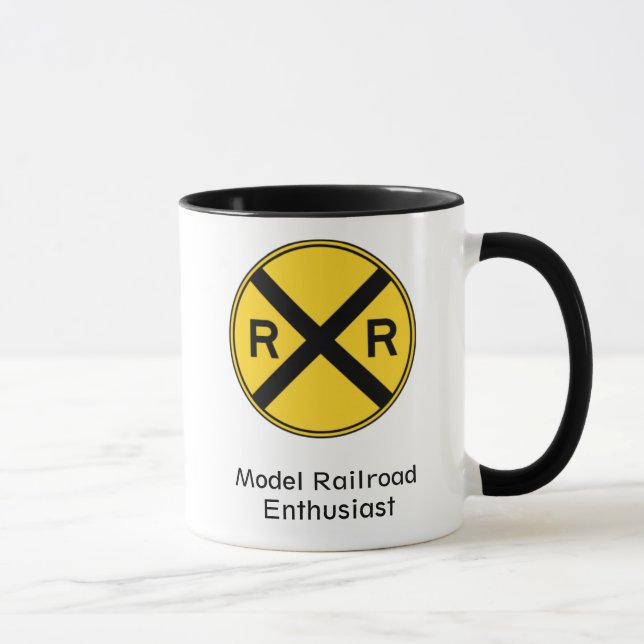 Model Railroad Enthusiast Coffee Mug (Right)