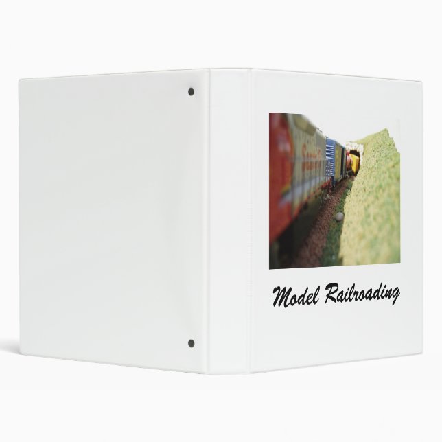 Model Railroading 3 Ring Binder (Background)