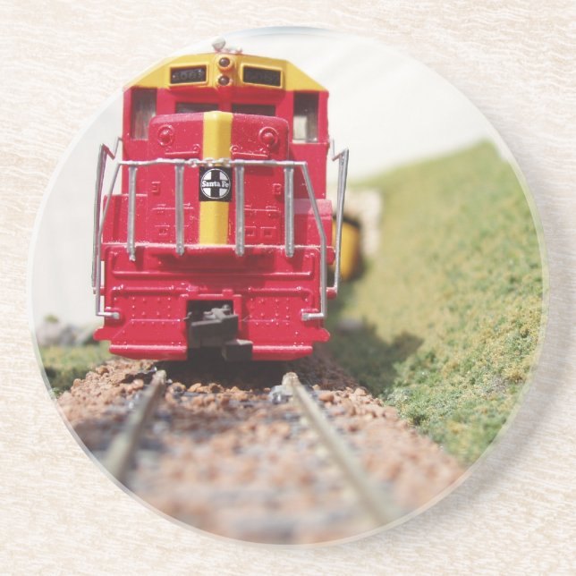 Model Railroading Drink Coaster (Front)