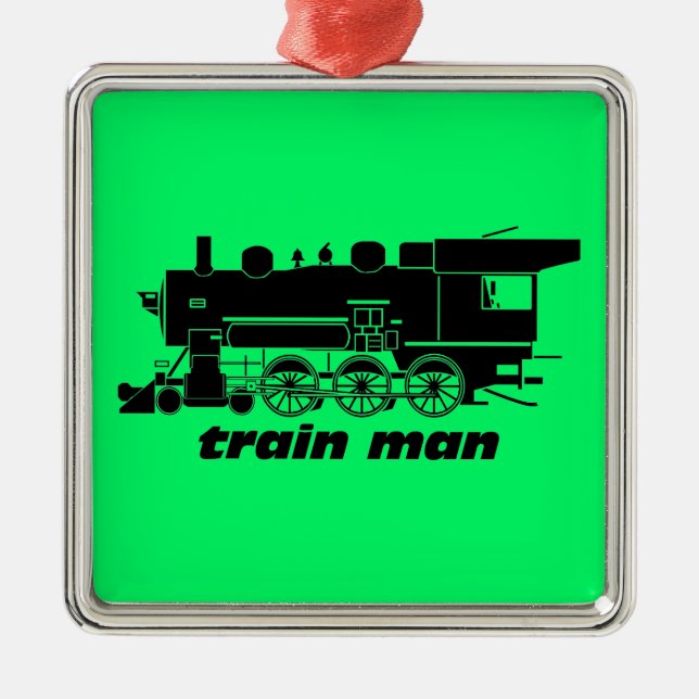 model railroading metal ornament (Front)