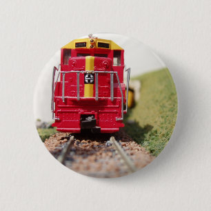 Model Railroading Pinback Button