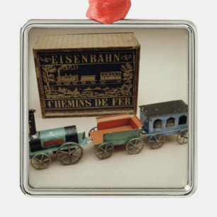 Model railway, c.1870 metal ornament