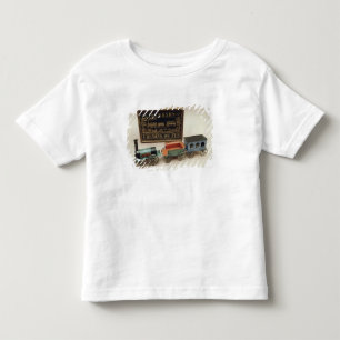 Model railway, c.1870 toddler t-shirt
