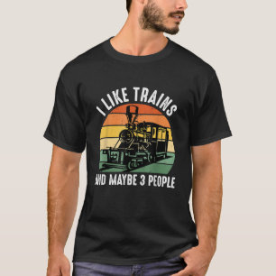 Model Railway Gift Model Train Collector Gift T-Shirt