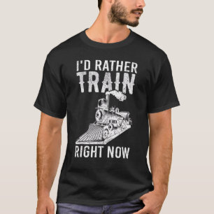 Model Railway Train Steam Locomotive T-Shirt