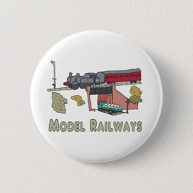 Model Railways Button (Front)