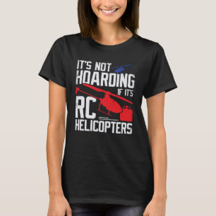 Model RC Helicopter for an RC Chopper Pilot T-Shirt