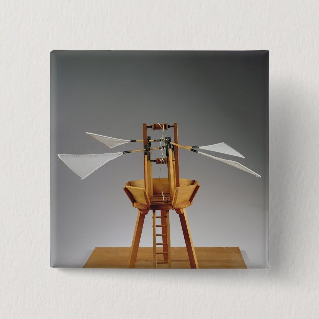 Model reconstruction of da Vinci's design Button (Front)