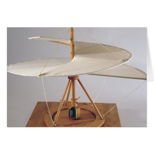Model reconstruction of da Vinci's design Cards (Front Horizontal)