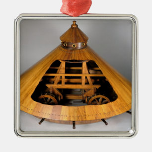 Model reconstruction of da Vinci's design Metal Ornament