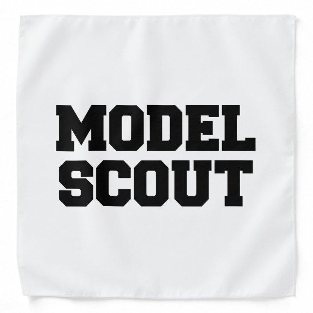 MODEL SCOUT BANDANA (Front)