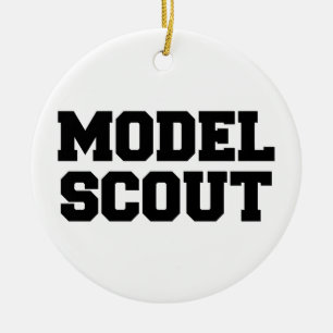 MODEL SCOUT CERAMIC ORNAMENT