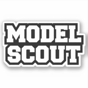 MODEL SCOUT STICKER