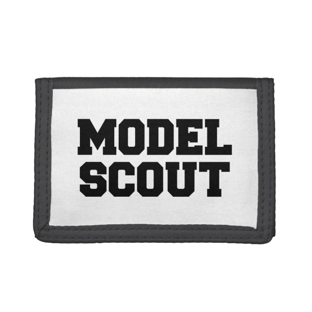 MODEL SCOUT TRIFOLD WALLET (Front)