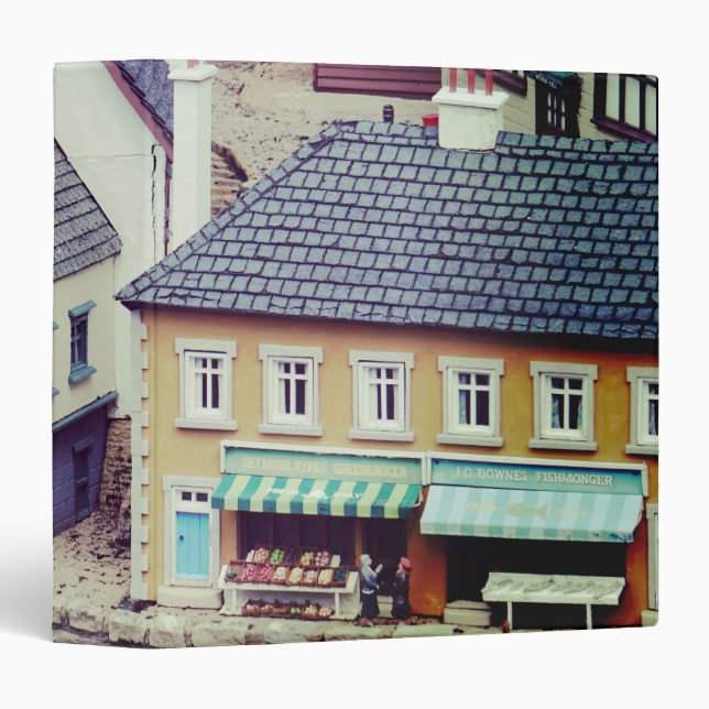 Model Seaside Buildings 3 Ring Binder (Front/Spine)