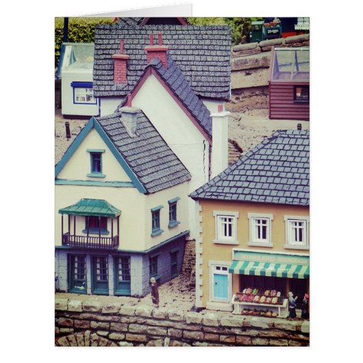 Model Seaside Buildings Cards (Front)
