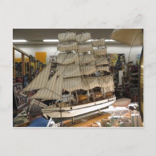 Model Ship Postcard