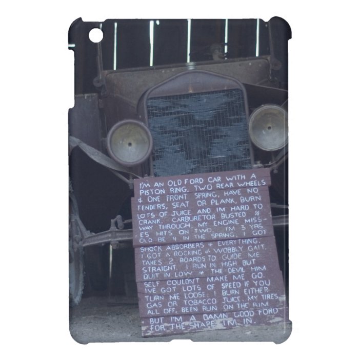 Model T Ford iPad Mini Cover