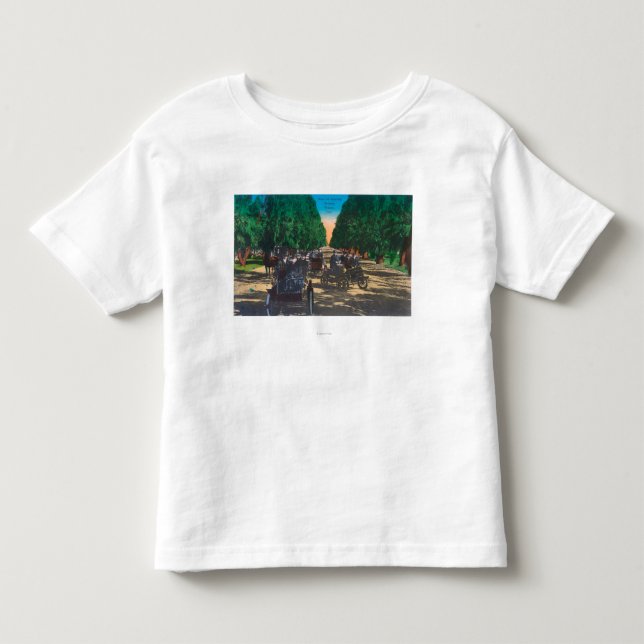 Model-T Fords on Kearney AvenueFresno, CA Toddler T-shirt (Front)