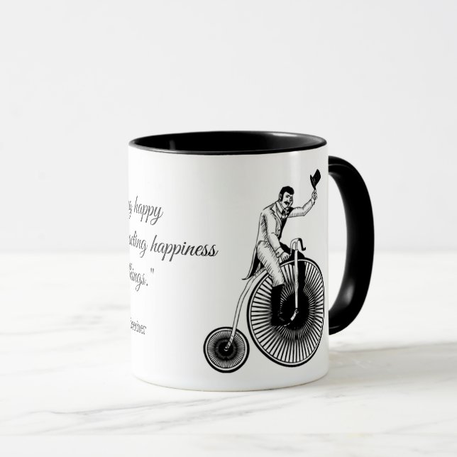 Model T Penny Farthing Classic - Motivational Mug (Front Right)