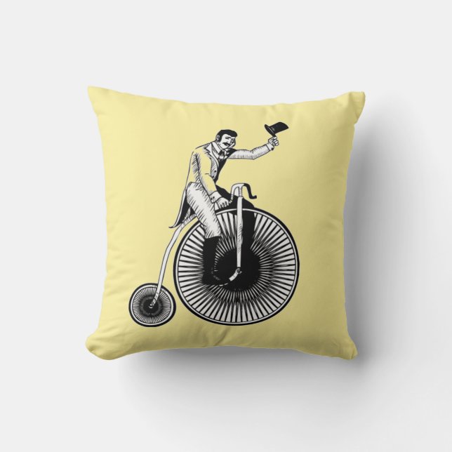 Model T Penny Farthing Classic Throw Pillow (Front)