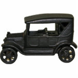 Model T Sculpture<br><div class="desc">Acrylic photo sculpture of an image of a vintage cast-iron Model T auto. This is a great Roaring 20s party décor piece to use anywhere, even in a centerpiece! See matching acrylic photo sculpture keychain, magnet and ornament. See the entire Roaring 20s Photo Sculpture collection in the DECOR | Props...</div>