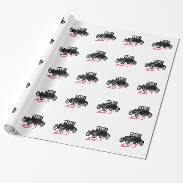 Model T Wrapping Paper (Unrolled)