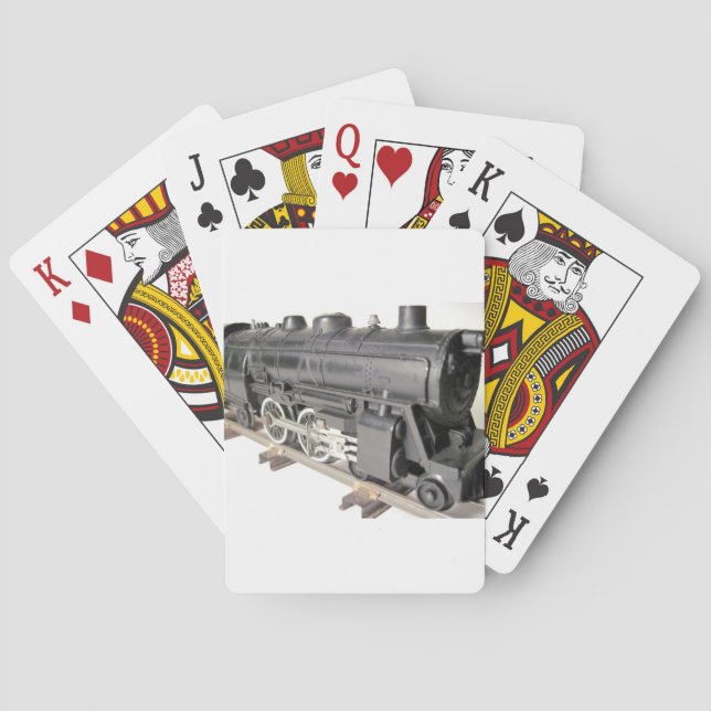 Model Train Engine Poker Cards (Back)