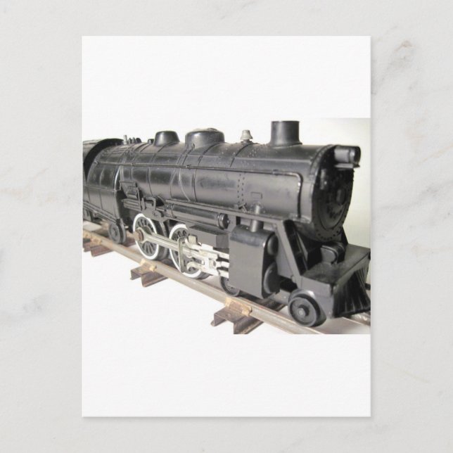 Model Train Engine Postcard (Front)