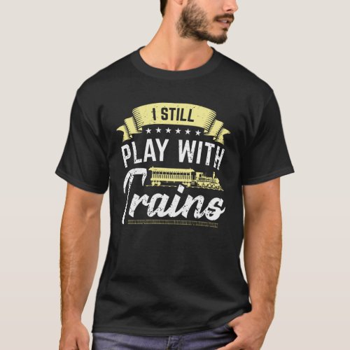 Model Train Railroad Locomotive Driver Gift T_Shirt