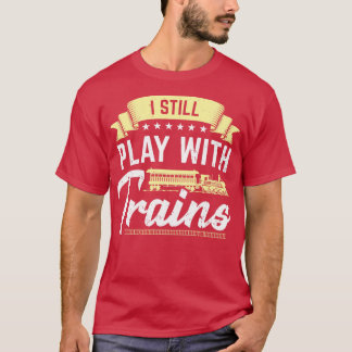 Model Train Railroad Locomotive Driver Gift T-Shirt