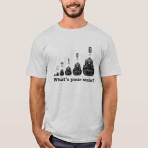Model Trains - What's Your Scale? Steam Engines T-Shirt