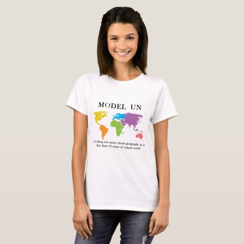 Model UN Funny Geography T_Shirt