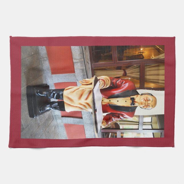 Model waiter towel (Horizontal)