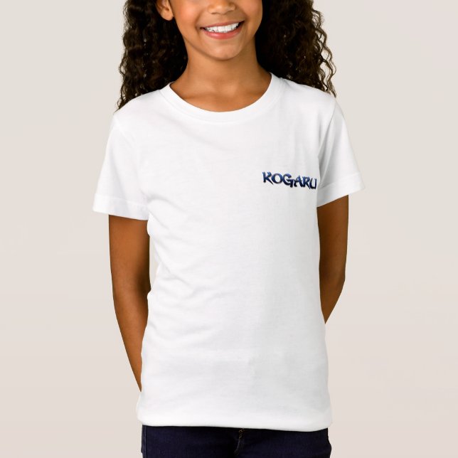 Modele KOGARU schoolgirl blue T-Shirt (Front)