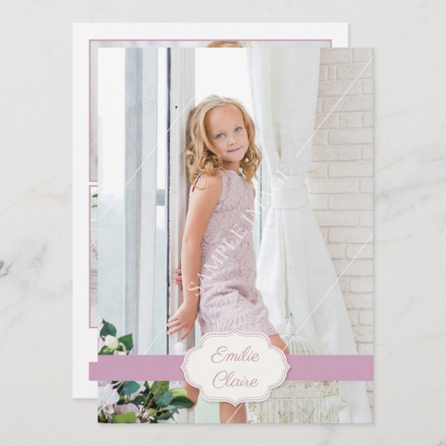 Modeling Comp Card (Front/Back)