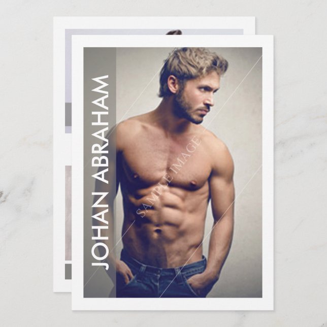 Modeling Comp Card (Front/Back)