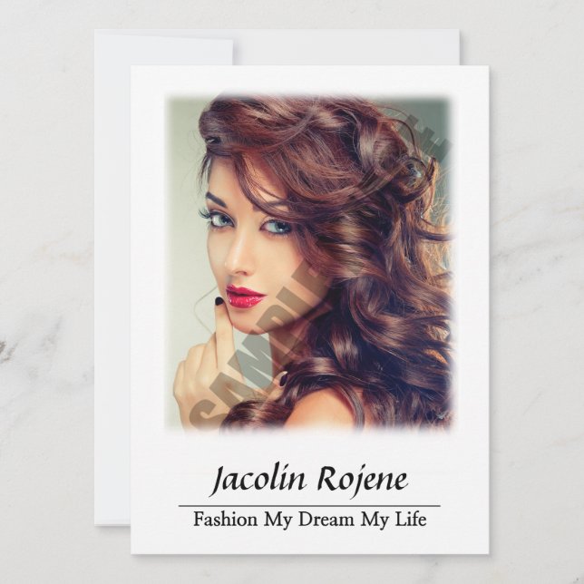 Modeling Comp Card (Front)