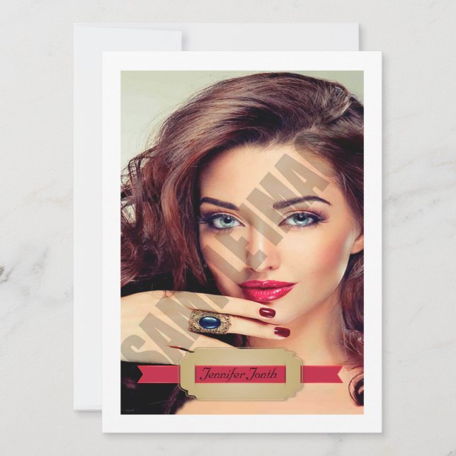 Modeling Comp Card (Front)