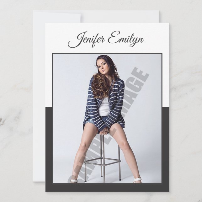 Modeling Comp Card (Front)