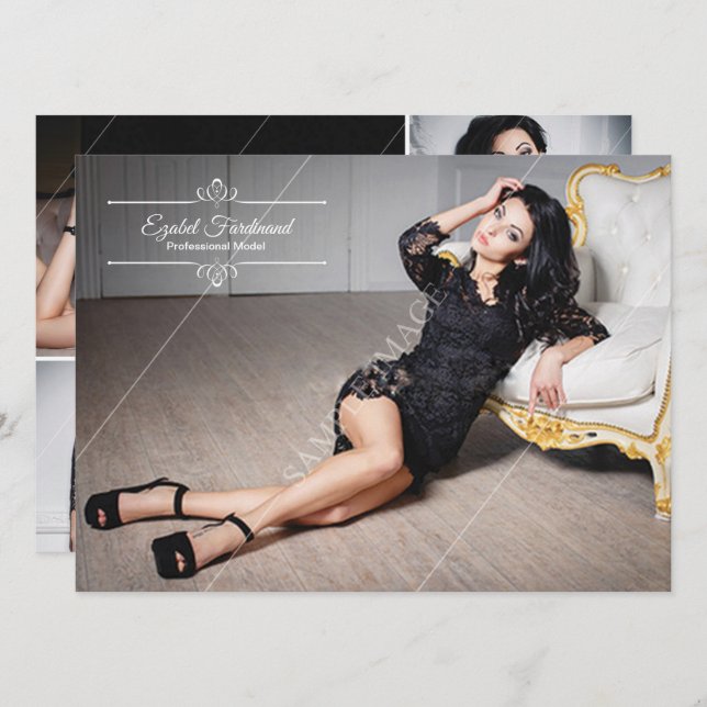 Modeling Comp Card (Front/Back)