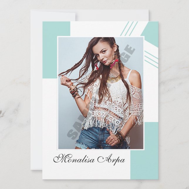 Modeling Comp Card (Front)