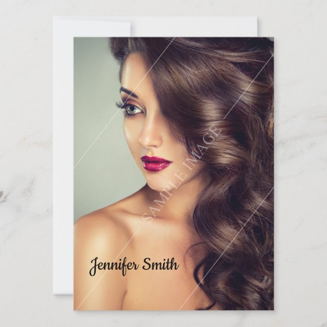 Modeling Comp Card (Front)